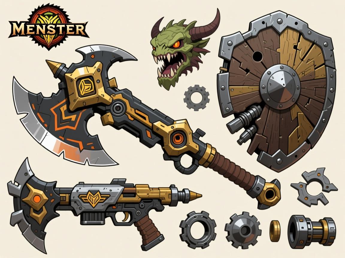 怪物猎人荒野变形武器素材,斩斧怎么制作,盾斧素材在哪找,机械武器零件如何获得 怪物猎人荒野变形武器素材,斩斧怎么制作,盾斧素材在哪找,机械武器零件如何获得