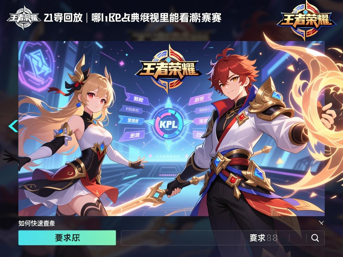 王者荣耀2021kpl赛程回放丨哪里能看高清视频,经典对决有哪些,如何快速查找 王者荣耀2021kpl赛程回放丨哪里能看高清视频,经典对决有哪些,如何快速查找