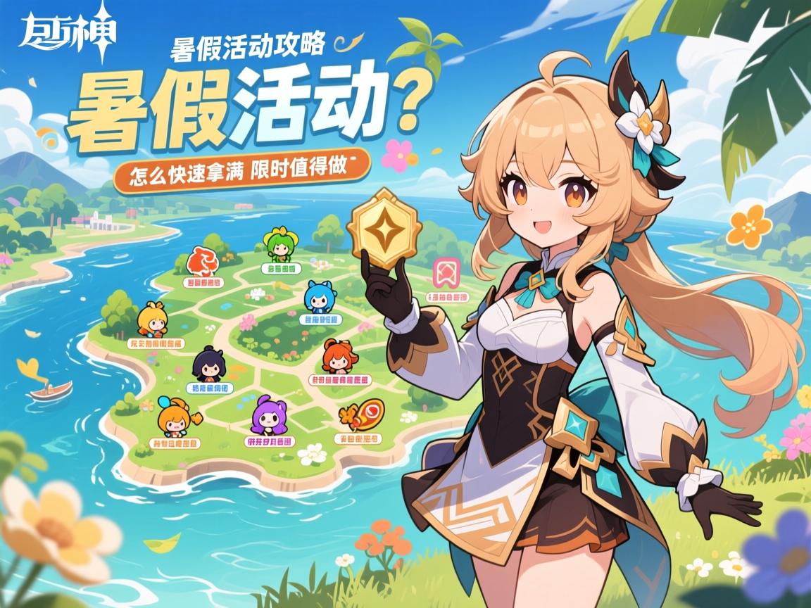 原神暑假活动攻略,暑假活动有哪些类型,怎么快速拿满奖励,限时地图值得做吗 原神暑假活动攻略,暑假活动有哪些类型,怎么快速拿满奖励,限时地图值得做吗