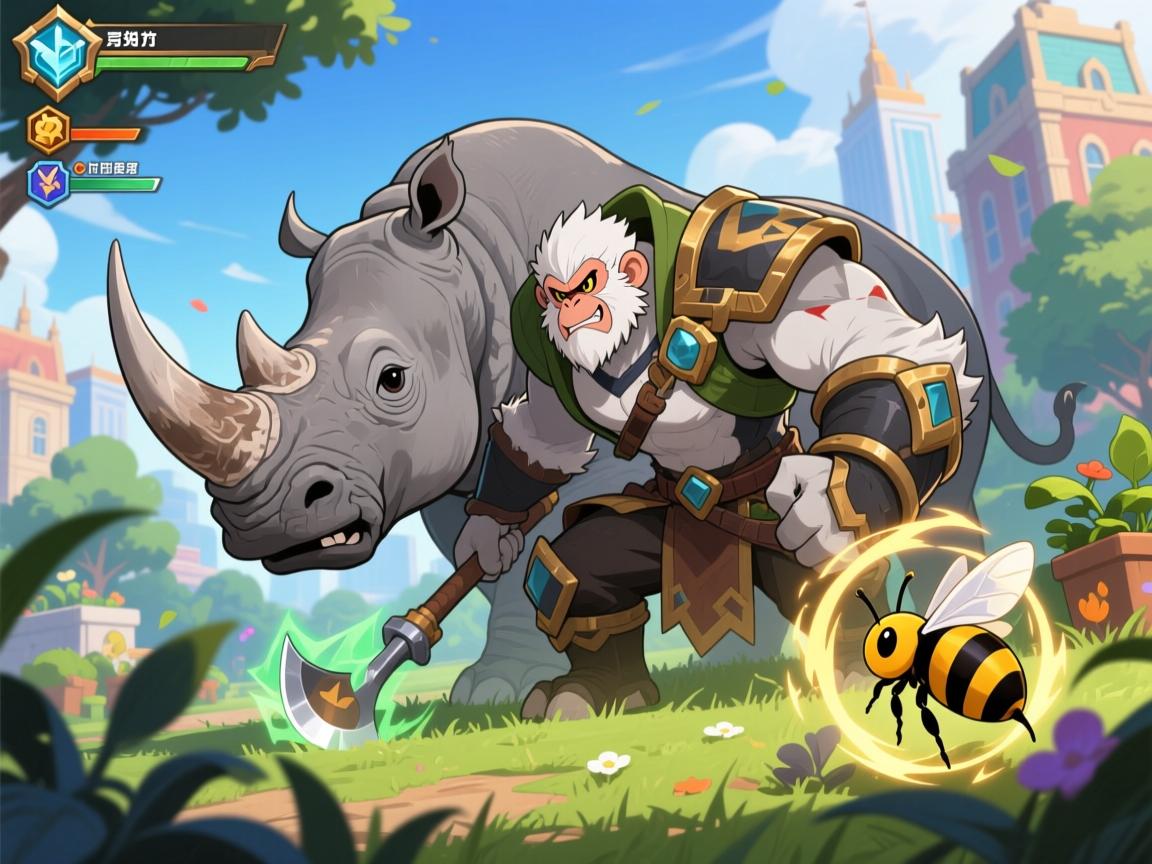 莱文市boss无伤打法_灰犀白猿怎么卡位?园丁蜂鸣如何躲技能? 莱文市boss无伤打法_灰犀白猿怎么卡位?园丁蜂鸣如何躲技能?