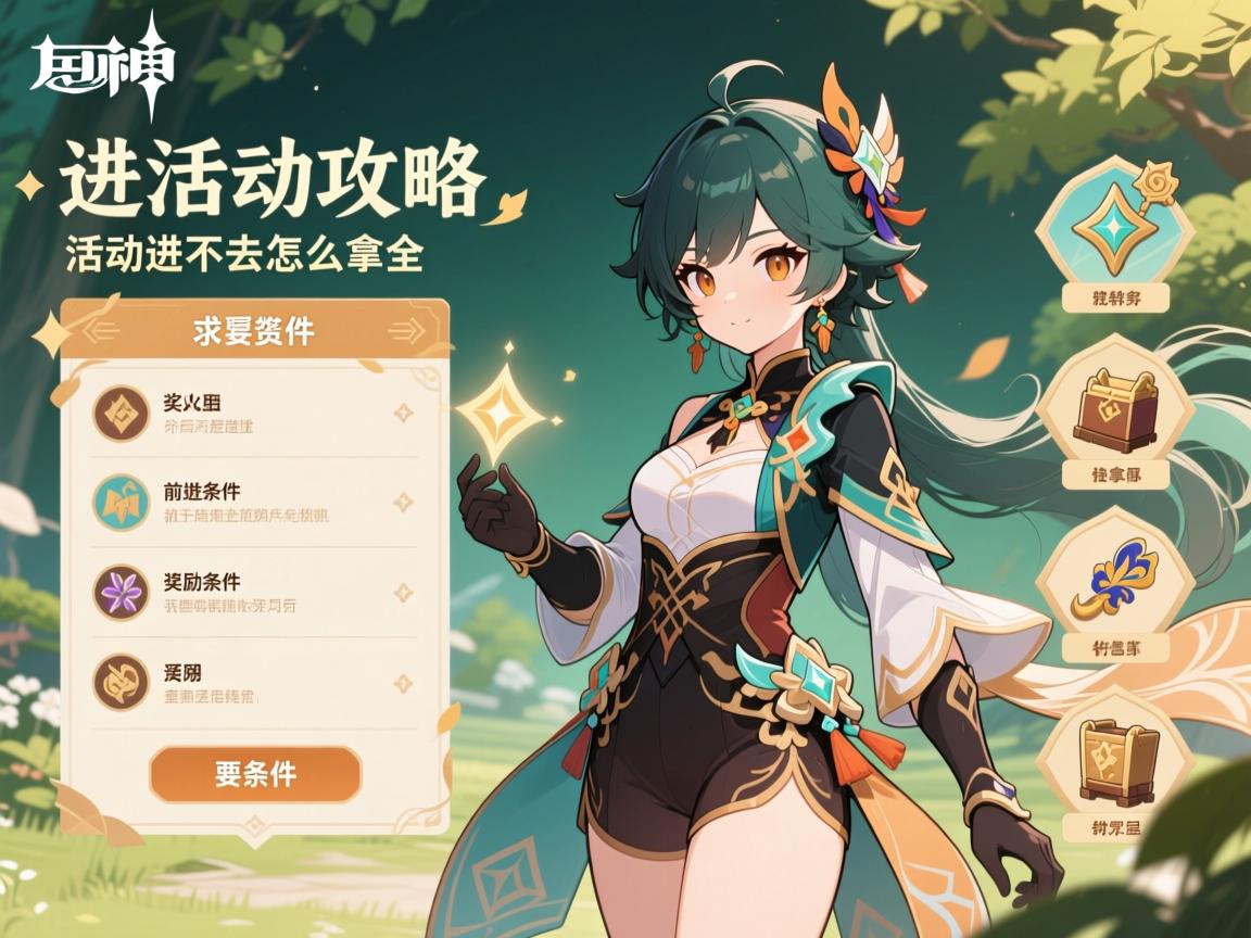 原神进活动攻略,活动进不去怎么办,前置条件有哪些,奖励怎么拿全 原神进活动攻略,活动进不去怎么办,前置条件有哪些,奖励怎么拿全