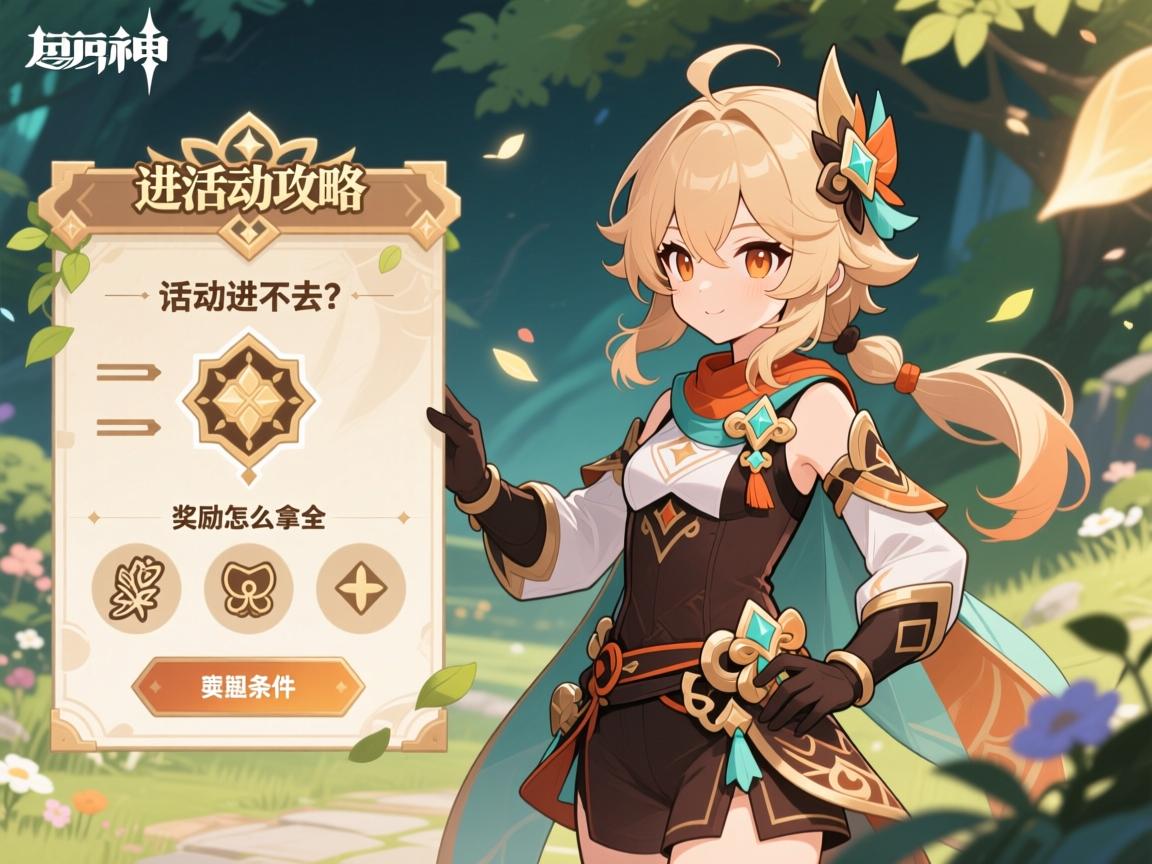 原神进活动攻略,活动进不去怎么办,前置条件有哪些,奖励怎么拿全 原神进活动攻略,活动进不去怎么办,前置条件有哪些,奖励怎么拿全