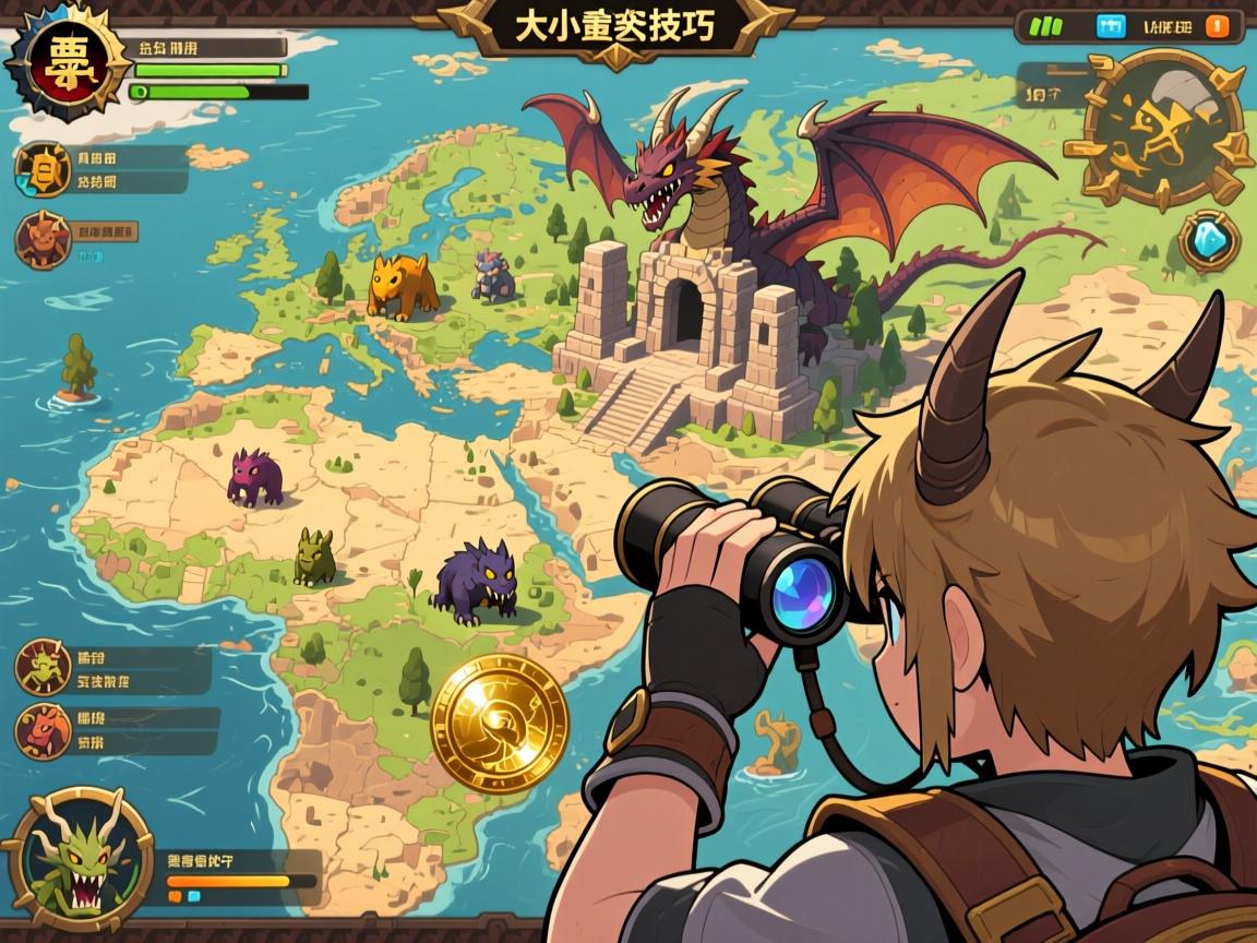 怪物猎人荒野地图怎么放大看怪物,望远镜怎么用,龙谷遗址刷大小金技巧 怪物猎人荒野地图怎么放大看怪物,望远镜怎么用,龙谷遗址刷大小金技巧