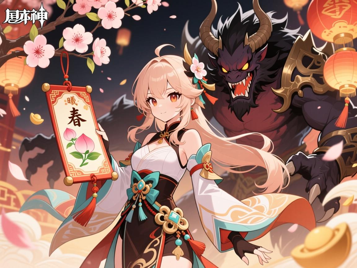 原神春节活动攻略,春曦画桃符怎么玩,免费十连抽在哪领,凶魁巨怪觇候录怎么打 原神春节活动攻略,春曦画桃符怎么玩,免费十连抽在哪领,凶魁巨怪觇候录怎么打