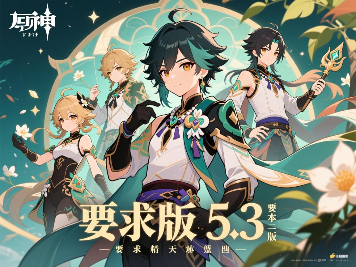 原神5.3版本海报,海报主题是什么,海报角色有哪些,海报设计亮点 原神5.3版本海报,海报主题是什么,海报角色有哪些,海报设计亮点