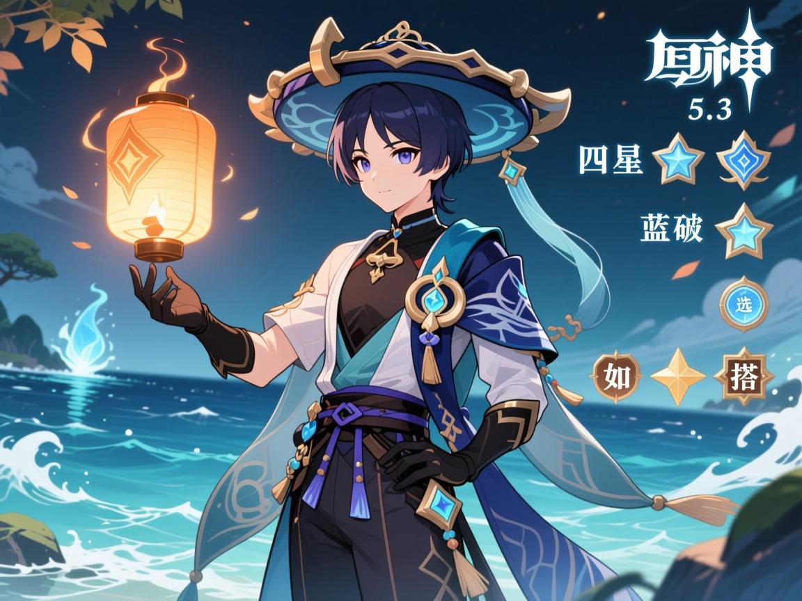 原神5.3版本四星配队,海灯节自选角色怎么选,新角色蓝砚如何搭配阵容 原神5.3版本四星配队,海灯节自选角色怎么选,新角色蓝砚如何搭配阵容