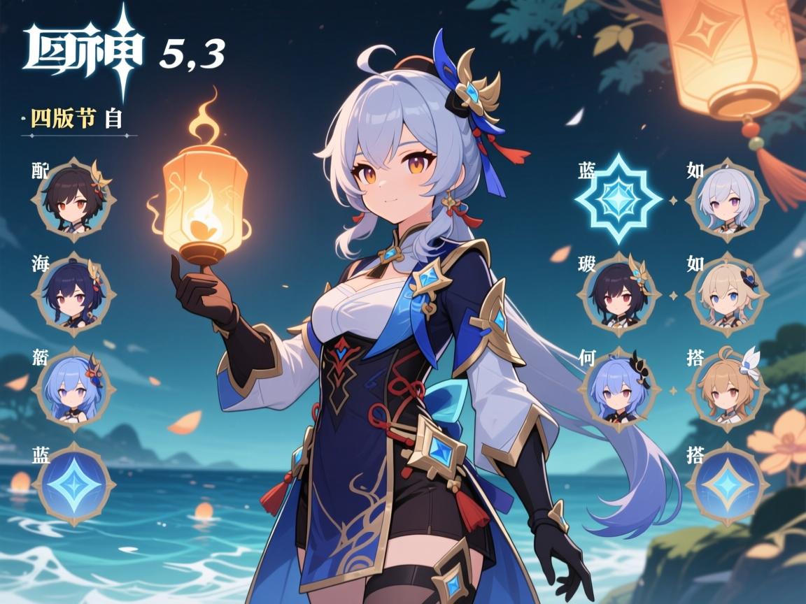 原神5.3版本四星配队,海灯节自选角色怎么选,新角色蓝砚如何搭配阵容 原神5.3版本四星配队,海灯节自选角色怎么选,新角色蓝砚如何搭配阵容