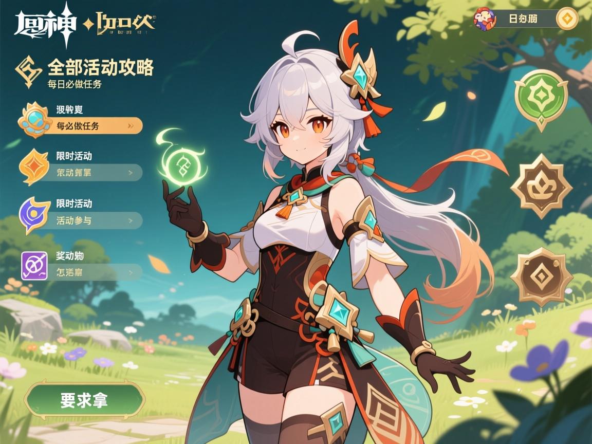 原神全部活动攻略,每日必做任务有哪些,限时活动怎么参与,活动奖励怎么拿 原神全部活动攻略,每日必做任务有哪些,限时活动怎么参与,活动奖励怎么拿
