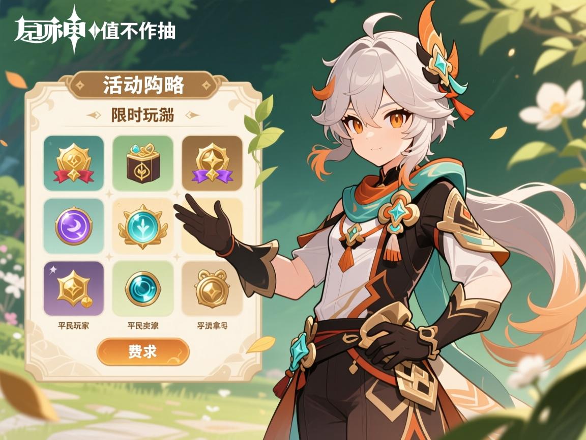 原神活动攻略,限时活动奖励怎么拿满,平民玩家如何规划资源,新角色值不值得抽 原神活动攻略,限时活动奖励怎么拿满,平民玩家如何规划资源,新角色值不值得抽