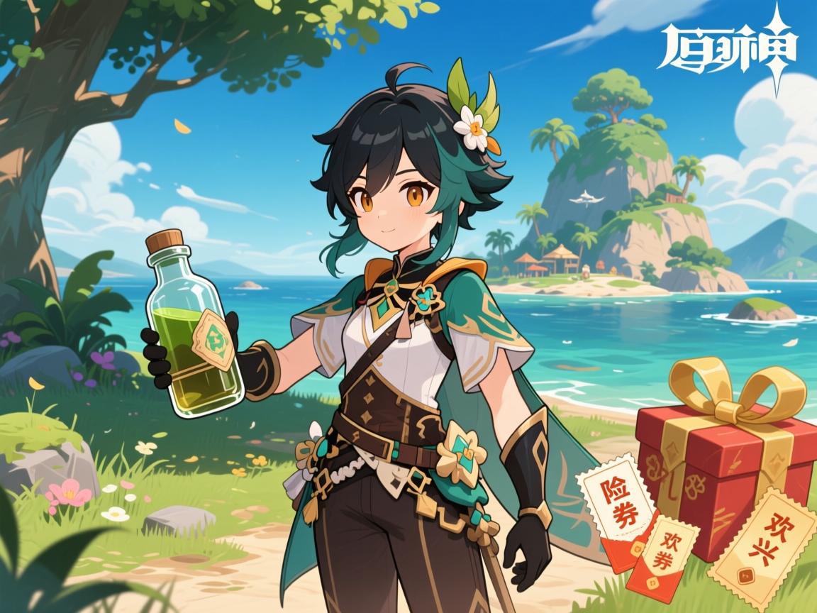 原神3.8活动攻略,瓶子岛任务怎么过,险途勘探怎么打,欢兴礼券怎么收集 原神3.8活动攻略,瓶子岛任务怎么过,险途勘探怎么打,欢兴礼券怎么收集