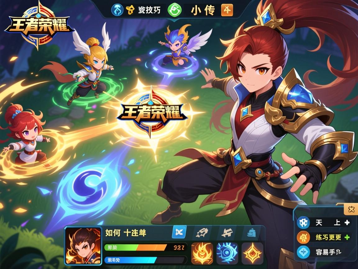 王者荣耀小传连招技巧,如何快速掌握核心连招,怎样练习更高效,哪些英雄容易上手? 王者荣耀小传连招技巧,如何快速掌握核心连招,怎样练习更高效,哪些英雄容易上手?