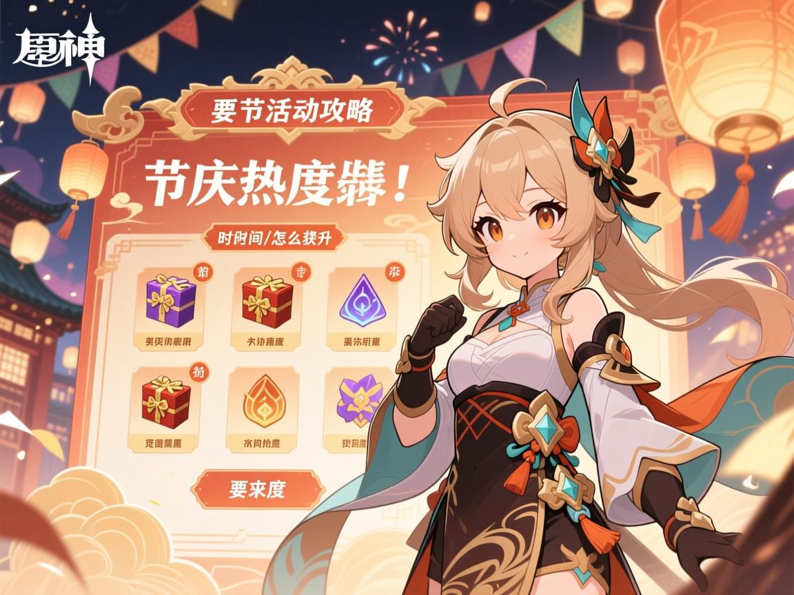 原神节庆活动攻略,活动奖励怎么获取,节庆热度如何提升,时间安排技巧 原神节庆活动攻略,活动奖励怎么获取,节庆热度如何提升,时间安排技巧