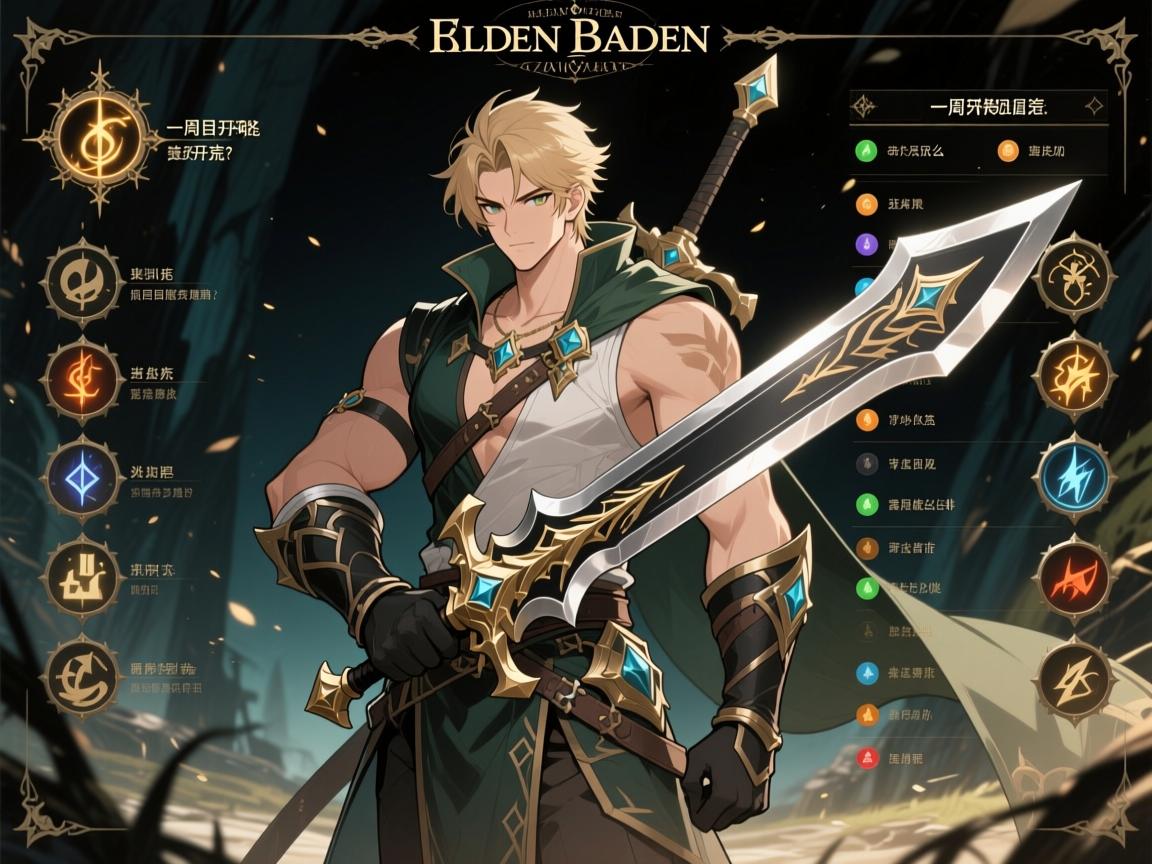 艾尔登法环猛男攻略,一周目开荒选什么武器?加点顺序怎么排?高周目能玩吗? 艾尔登法环猛男攻略,一周目开荒选什么武器?加点顺序怎么排?高周目能玩吗?