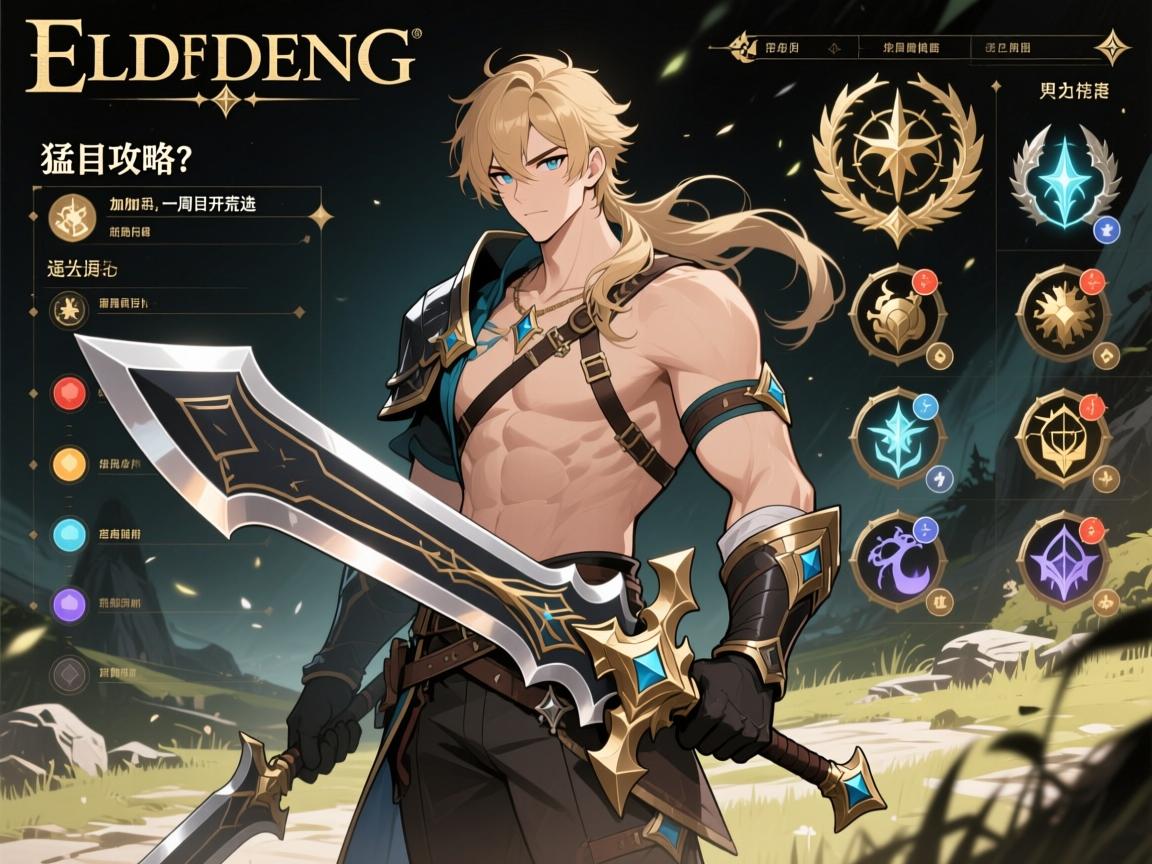 艾尔登法环猛男攻略,一周目开荒选什么武器?加点顺序怎么排?高周目能玩吗? 艾尔登法环猛男攻略,一周目开荒选什么武器?加点顺序怎么排?高周目能玩吗?