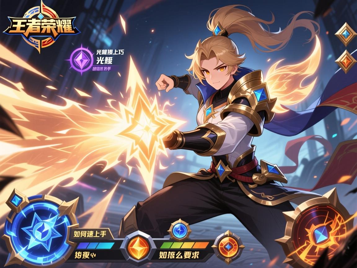 王者荣耀光耀连招技巧,如何快速上手,团战怎么切入,技能如何衔接 王者荣耀光耀连招技巧,如何快速上手,团战怎么切入,技能如何衔接