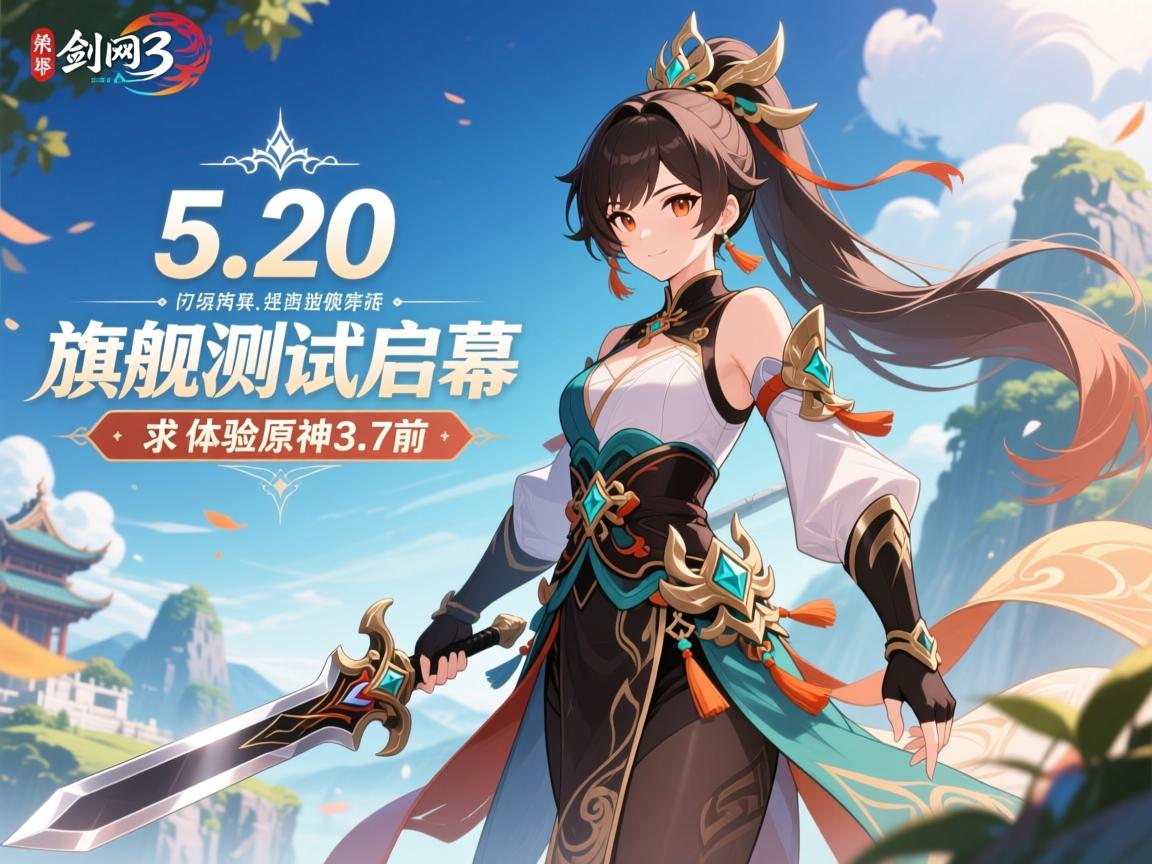 剑网3旗舰测试启幕 5.20体验原神3.7前 剑网3旗舰测试启幕 5.20体验原神3.7前