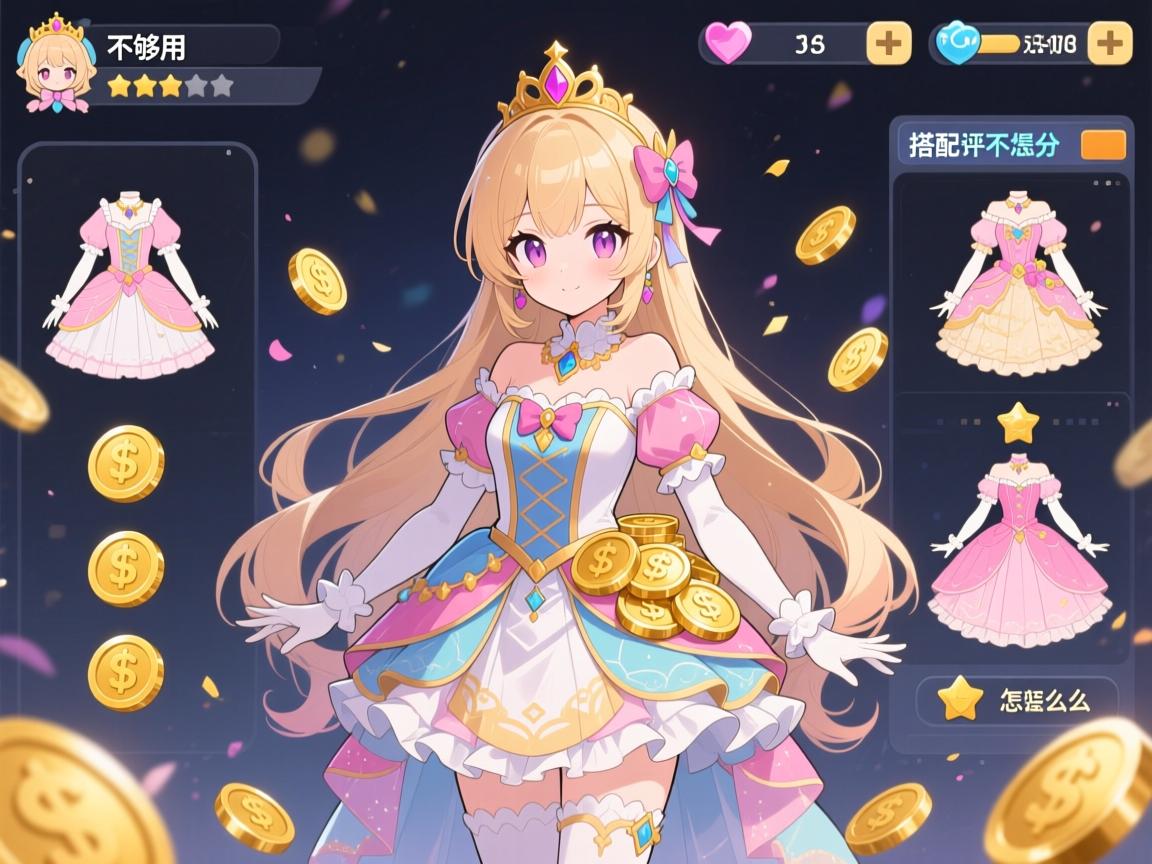 换装公主金币不够用,服饰怎么合成,搭配评分怎么提高 换装公主金币不够用,服饰怎么合成,搭配评分怎么提高