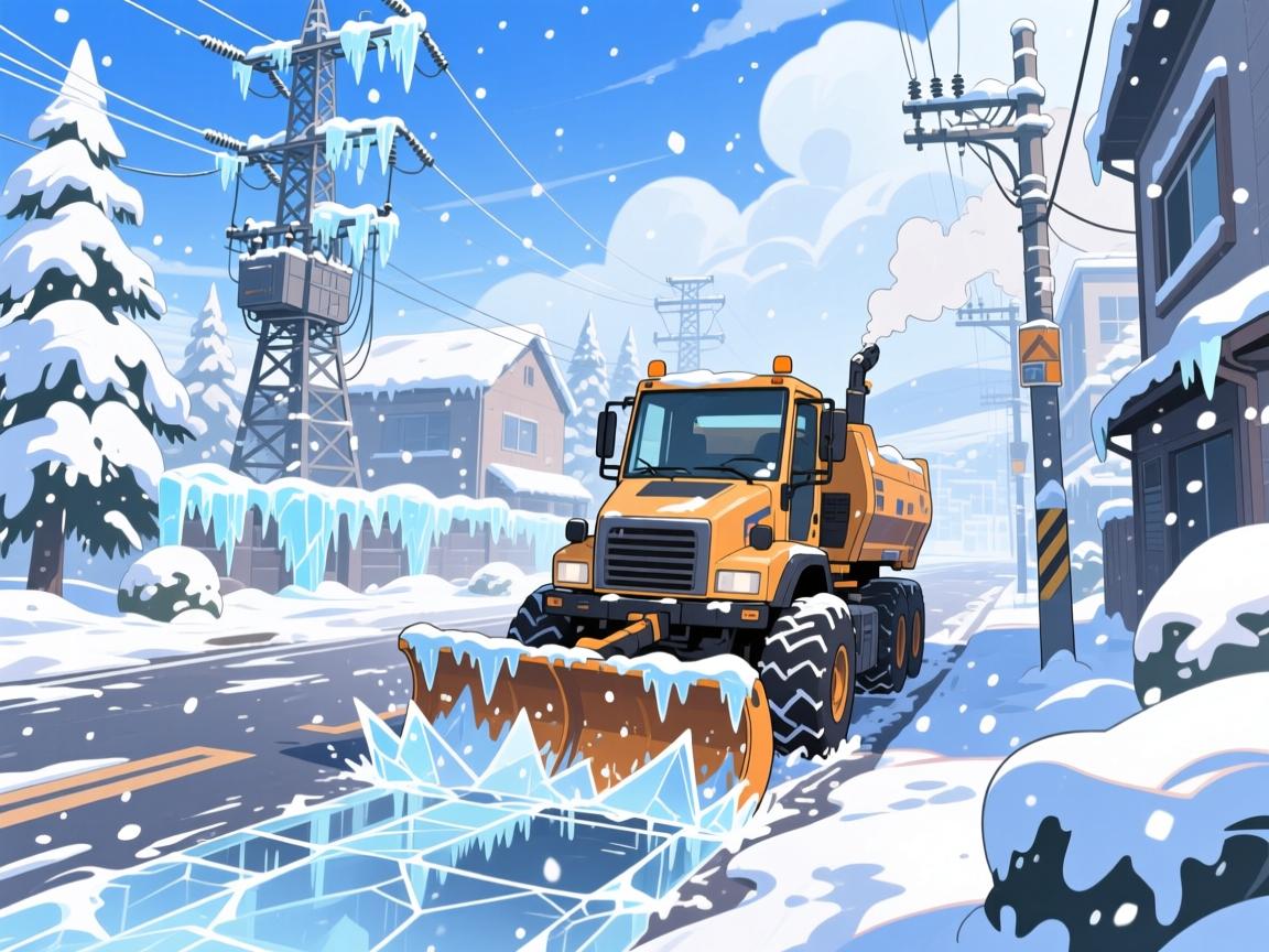 覆雪清除难题,如何预防道路结冰,电网除冰新技术有哪些 覆雪清除难题,如何预防道路结冰,电网除冰新技术有哪些