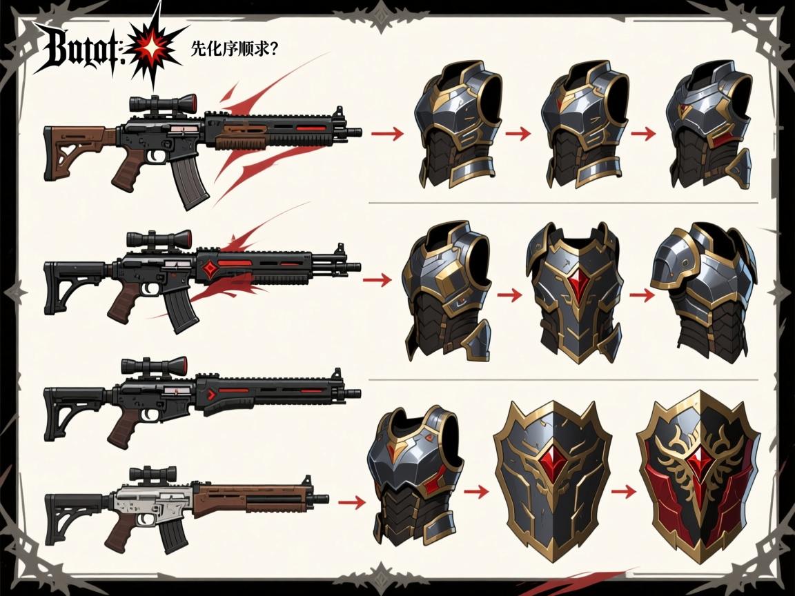 鬼泣装备强化顺序图_先强化武器还是防具?不同阶段资源怎么分配? 鬼泣装备强化顺序图_先强化武器还是防具?不同阶段资源怎么分配?