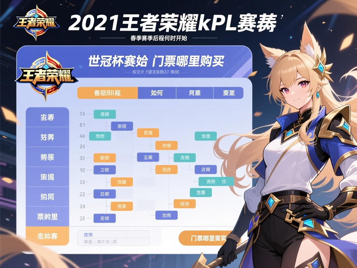 2021王者荣耀kpl赛程表,春季赛季后赛何时开始,世冠杯赛程如何安排,门票哪里购买 2021王者荣耀kpl赛程表,春季赛季后赛何时开始,世冠杯赛程如何安排,门票哪里购买