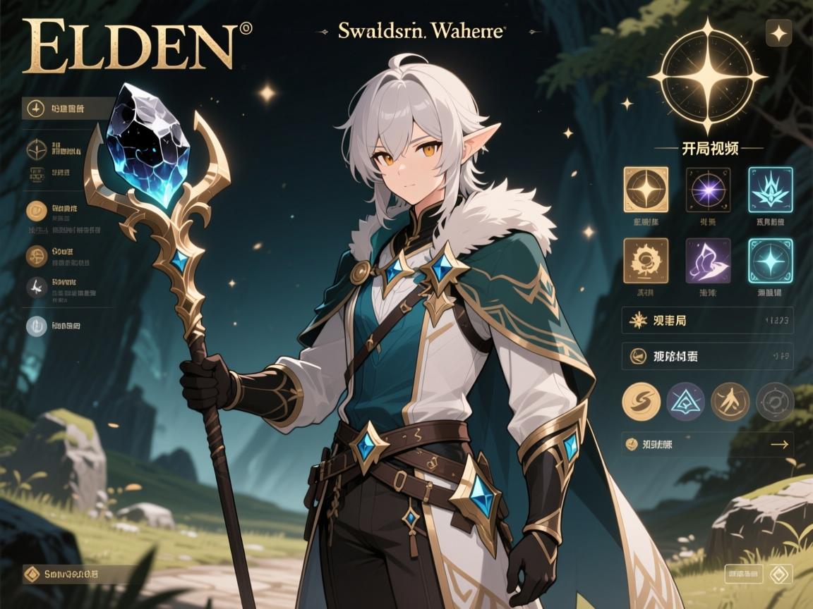 艾尔登法环新手攻略视频,开局选什么职业好,观星者怎么玩,陨石杖在哪拿 艾尔登法环新手攻略视频,开局选什么职业好,观星者怎么玩,陨石杖在哪拿