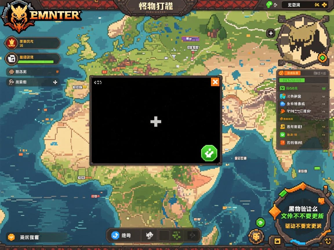 怪物猎人荒野地图显示不出来,如何修复黑屏,文件验证怎么操作,驱动要不要更新 怪物猎人荒野地图显示不出来,如何修复黑屏,文件验证怎么操作,驱动要不要更新