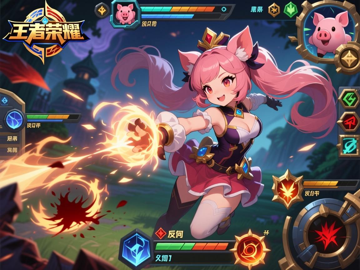 王者荣耀猪女连招技巧,怎么打出连续控制,如何回血反杀,技能如何衔接 王者荣耀猪女连招技巧,怎么打出连续控制,如何回血反杀,技能如何衔接