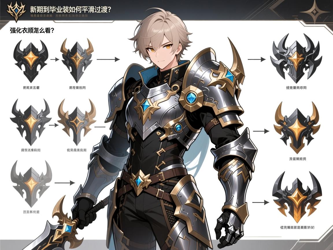 铁衣装备强化顺序图怎么看,优先堆肉还是兼顾输出,新手期到毕业装如何平滑过渡? 铁衣装备强化顺序图怎么看,优先堆肉还是兼顾输出,新手期到毕业装如何平滑过渡?