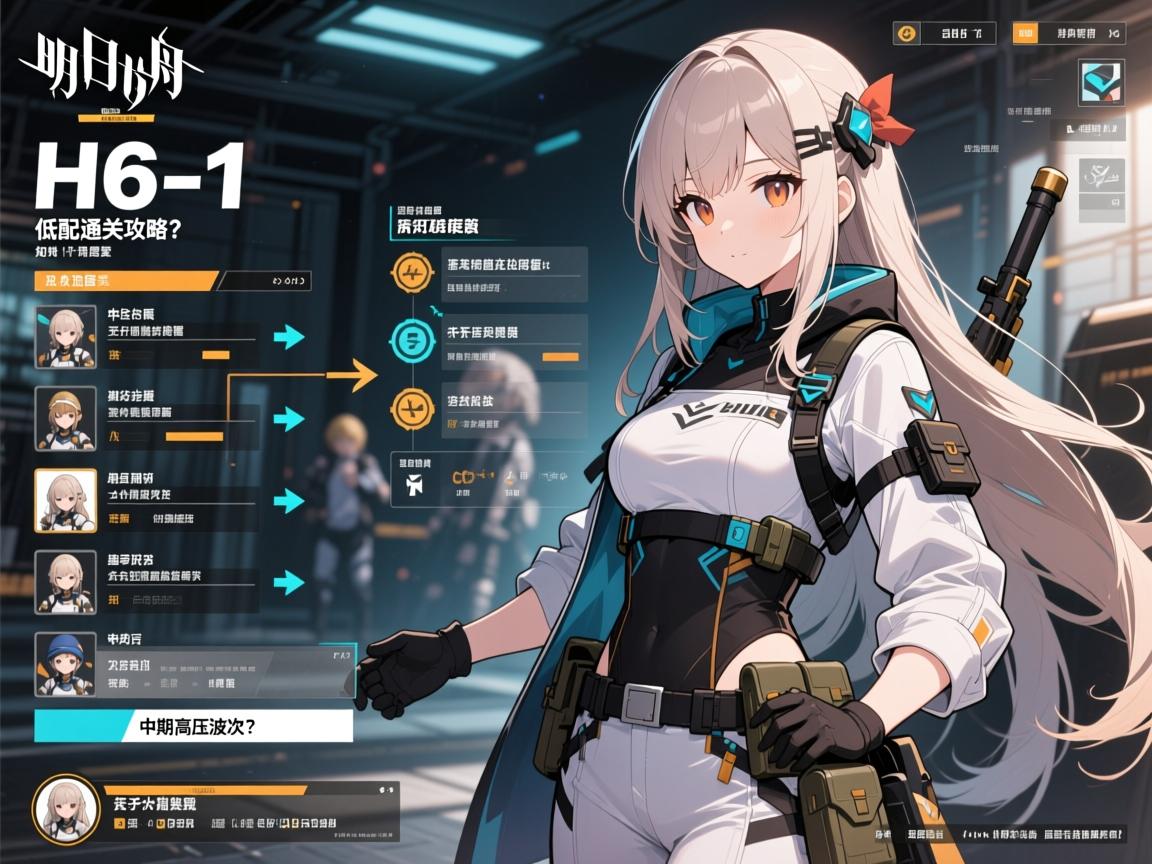 明日方舟h6-1低配通关攻略如何部署干员顺序?怎样应对中期高压波次? 明日方舟h6-1低配通关攻略如何部署干员顺序?怎样应对中期高压波次?