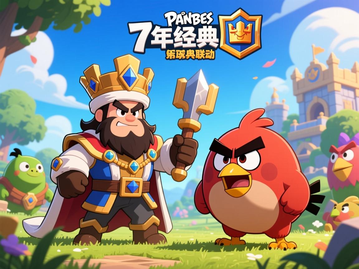 皇室战争×愤怒小鸟7年经典联动 皇室战争×愤怒小鸟7年经典联动