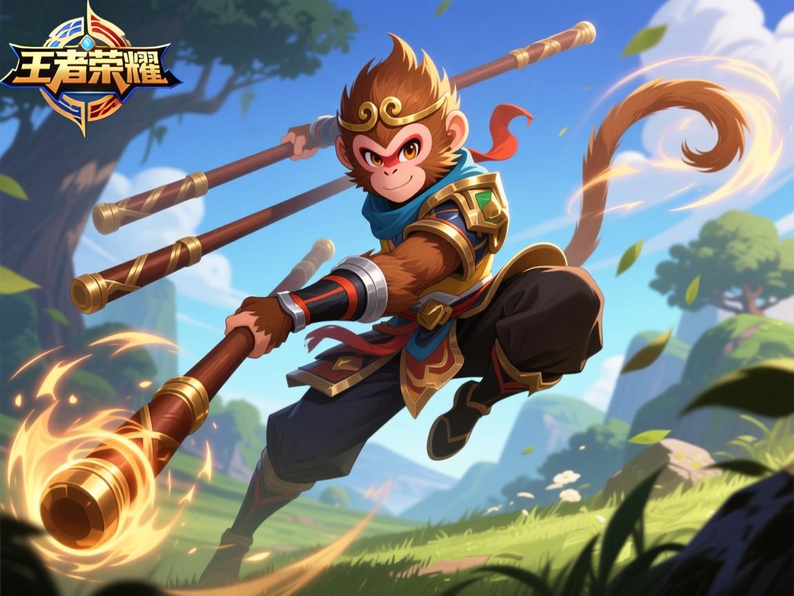 王者荣耀猴子连招技巧,怎么存棍跳棍,如何三棒秒人,连招顺序是什么 王者荣耀猴子连招技巧,怎么存棍跳棍,如何三棒秒人,连招顺序是什么