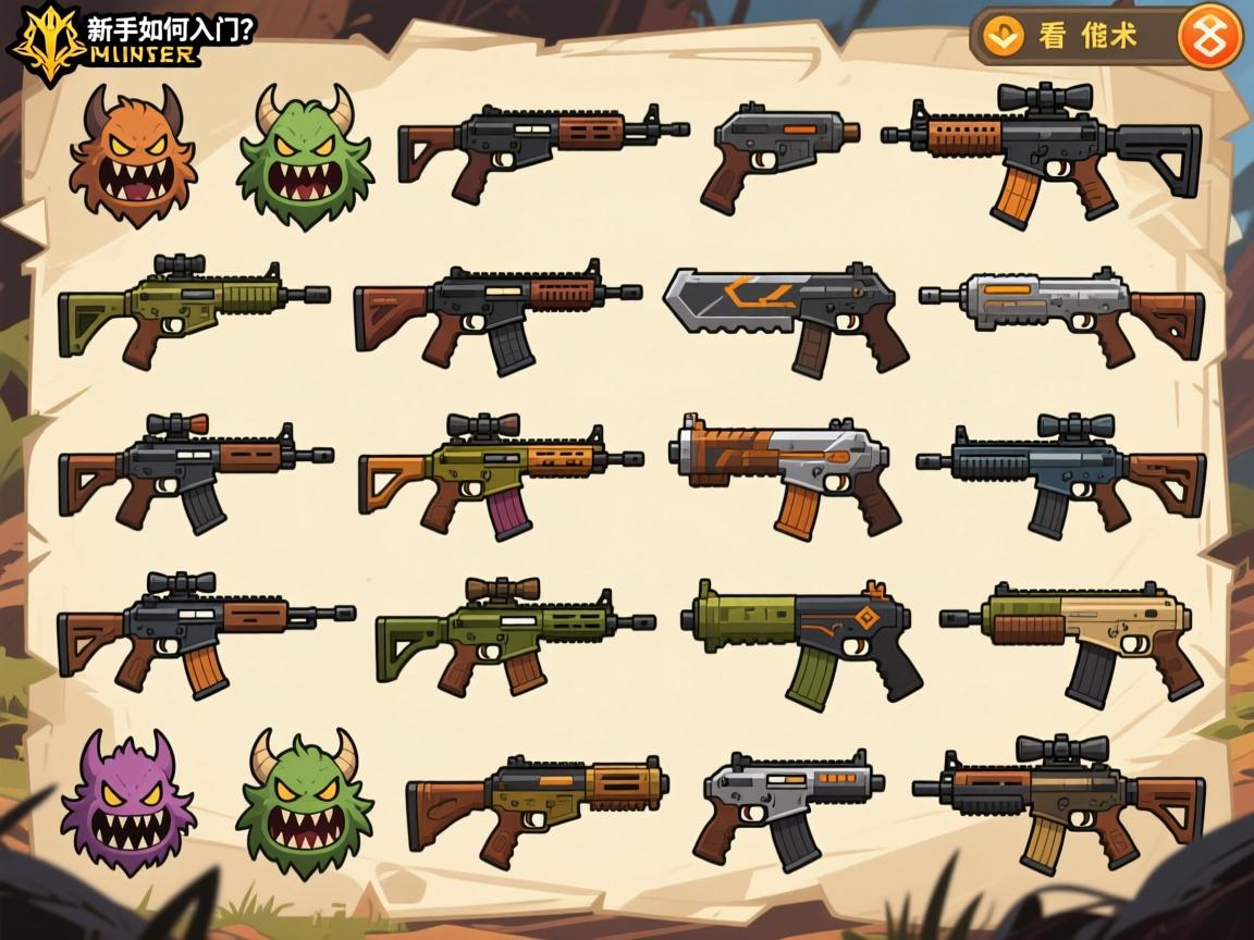 怪物猎人荒野武器图标大全,图标怎么看,武器怎么选,新手如何入门? 怪物猎人荒野武器图标大全,图标怎么看,武器怎么选,新手如何入门?