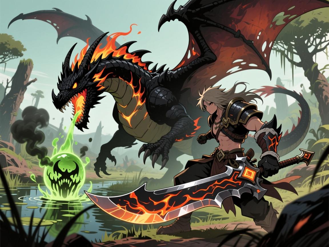 怪物猎人荒野新怪技能揭秘,黑炎怎么打,沼喷龙毒气囊怎么破,锁刃龙招式怎么躲 怪物猎人荒野新怪技能揭秘,黑炎怎么打,沼喷龙毒气囊怎么破,锁刃龙招式怎么躲