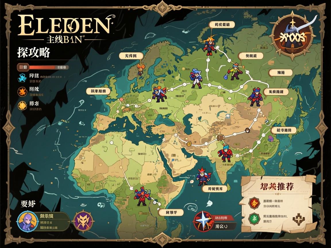 艾尔登法环主线攻略地图,区域探索顺序,等级推荐,关键BOSS怎么打 艾尔登法环主线攻略地图,区域探索顺序,等级推荐,关键BOSS怎么打