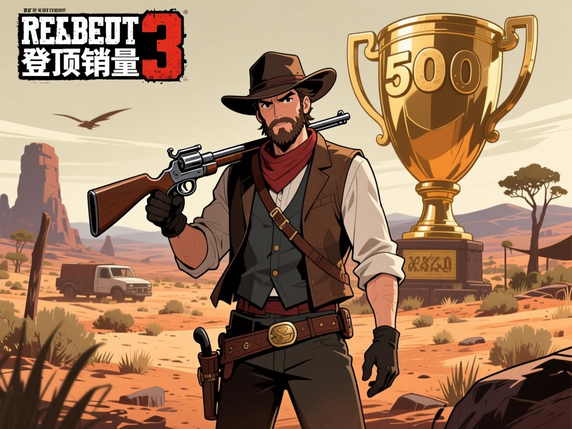 荒野大镖客23日破50亿登顶销量亚军 荒野大镖客23日破50亿登顶销量亚军
