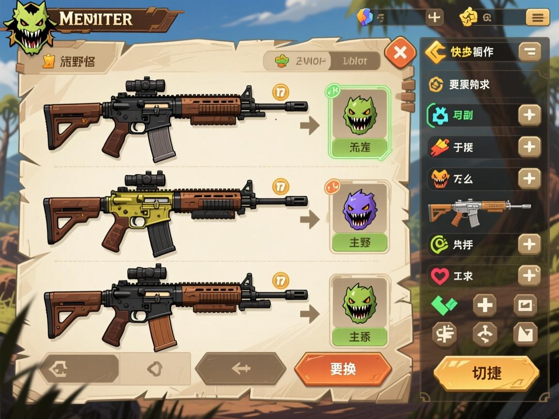 怪物猎人荒野武器更换怎么操作,主副武器如何设置,切换快捷键是什么 怪物猎人荒野武器更换怎么操作,主副武器如何设置,切换快捷键是什么