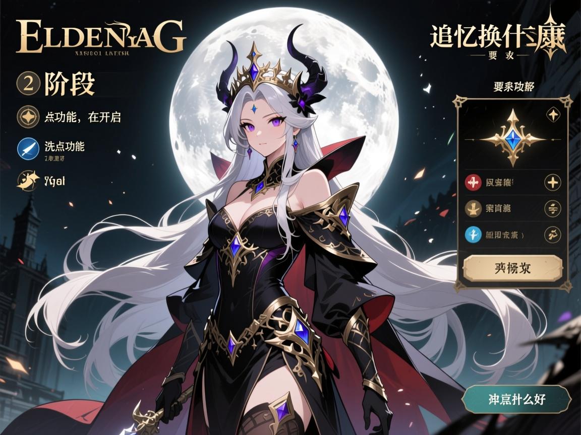 艾尔登法环女王攻略,满月女王怎么打二阶段,洗点功能在哪开启,追忆换什么好 艾尔登法环女王攻略,满月女王怎么打二阶段,洗点功能在哪开启,追忆换什么好