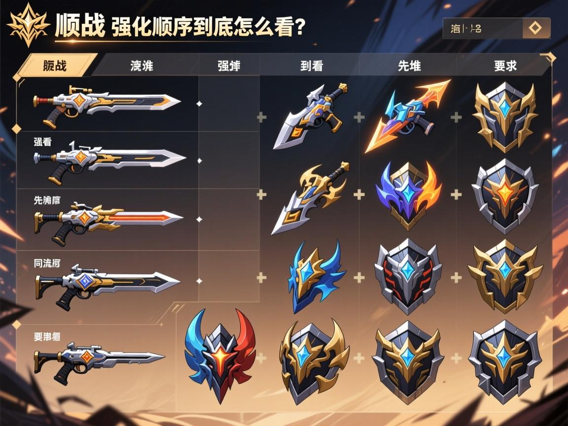 狂战装备强化顺序表到底怎么看?_不同流派先强武器还是先堆防御? 狂战装备强化顺序表到底怎么看?_不同流派先强武器还是先堆防御?