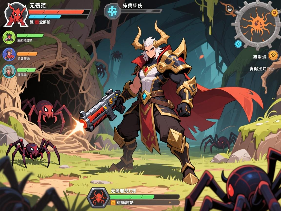 阿瑞斯病毒蜘蛛王无伤打法全解析,如何利用地形与武器选择轻松应对蜘蛛巢穴 阿瑞斯病毒蜘蛛王无伤打法全解析,如何利用地形与武器选择轻松应对蜘蛛巢穴