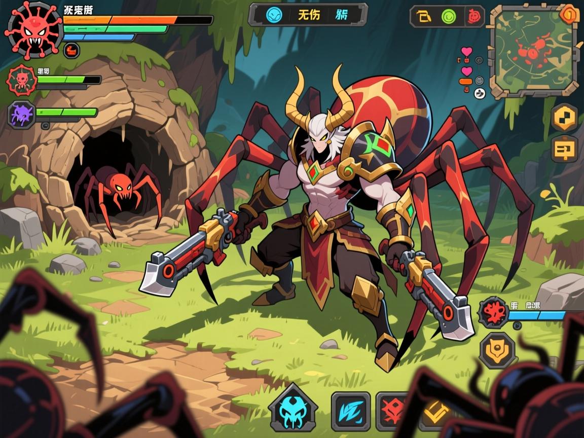 阿瑞斯病毒蜘蛛王无伤打法全解析,如何利用地形与武器选择轻松应对蜘蛛巢穴 阿瑞斯病毒蜘蛛王无伤打法全解析,如何利用地形与武器选择轻松应对蜘蛛巢穴