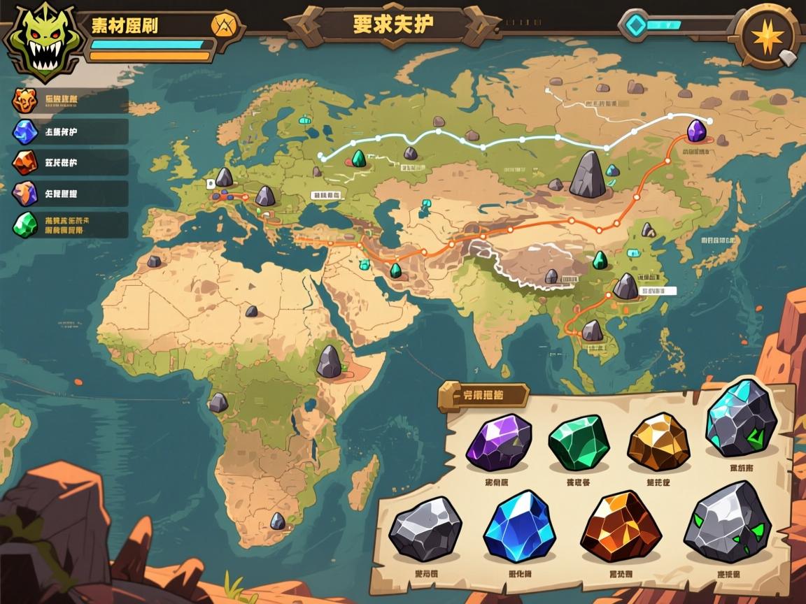 怪物猎人荒野石头素材怎么刷,各地图矿石分布在哪,高效采集路线推荐 怪物猎人荒野石头素材怎么刷,各地图矿石分布在哪,高效采集路线推荐