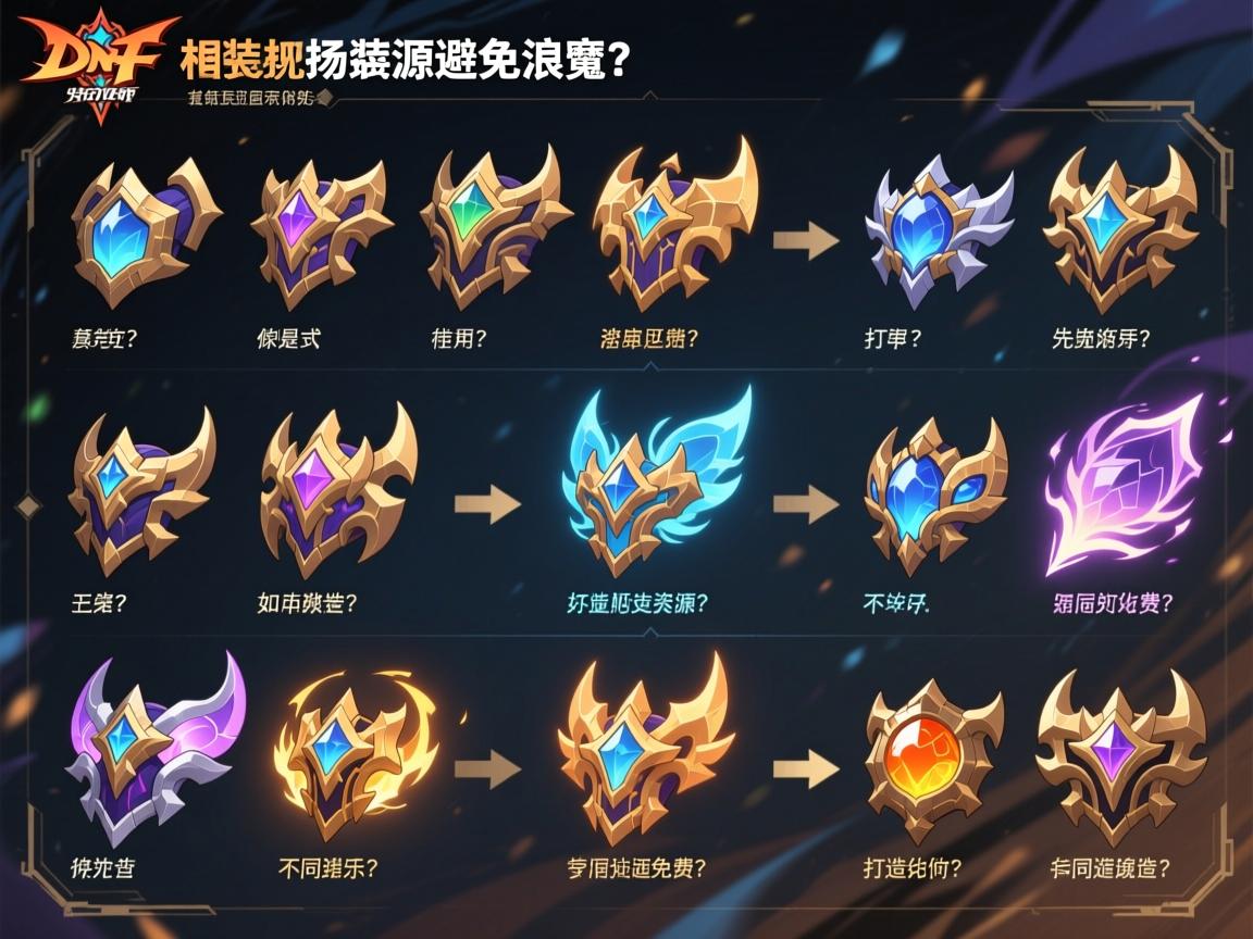 dnf装备打造先后顺序强化附魔,如何规划资源避免浪费?,不同职业打造路径有何区别? dnf装备打造先后顺序强化附魔,如何规划资源避免浪费?,不同职业打造路径有何区别?