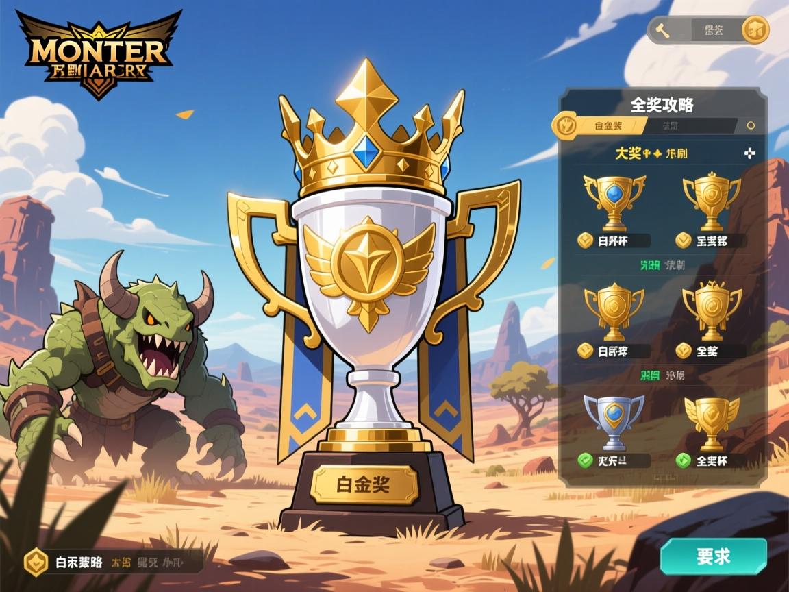 怪物猎人荒野全奖杯攻略,白金奖杯怎么获得,大小金冠如何刷,全奖杯路线怎么规划 怪物猎人荒野全奖杯攻略,白金奖杯怎么获得,大小金冠如何刷,全奖杯路线怎么规划