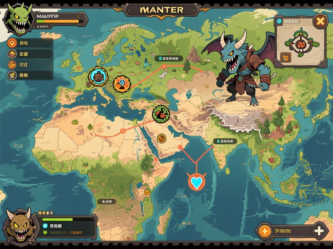 怪物猎人荒野地图技巧,如何高效采集资源,怎样利用地形狩猎,快速传送点怎么用 怪物猎人荒野地图技巧,如何高效采集资源,怎样利用地形狩猎,快速传送点怎么用