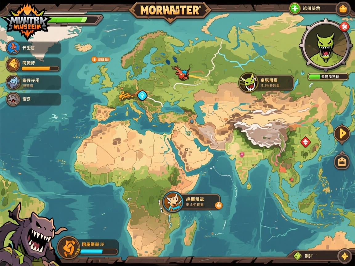 怪物猎人荒野地图技巧,如何高效采集资源,怎样利用地形狩猎,快速传送点怎么用 怪物猎人荒野地图技巧,如何高效采集资源,怎样利用地形狩猎,快速传送点怎么用