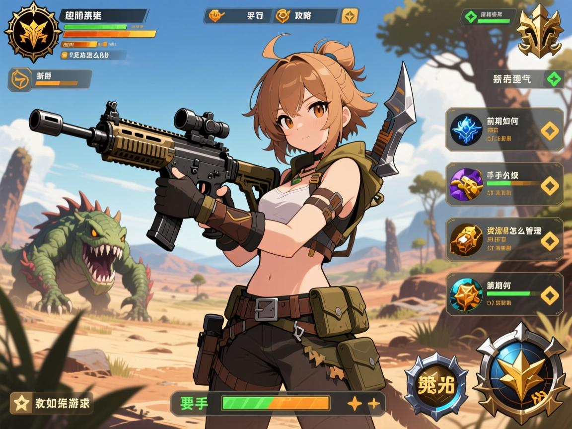 怪物猎人荒野手游攻略,新手武器怎么选,前期如何快速升级,资源怎么管理 怪物猎人荒野手游攻略,新手武器怎么选,前期如何快速升级,资源怎么管理