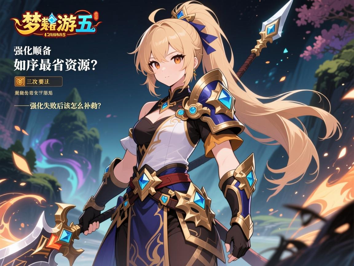 造梦西游五装备强化顺序如何规划最省资源?强化失败后该怎么补救? 造梦西游五装备强化顺序如何规划最省资源?强化失败后该怎么补救?