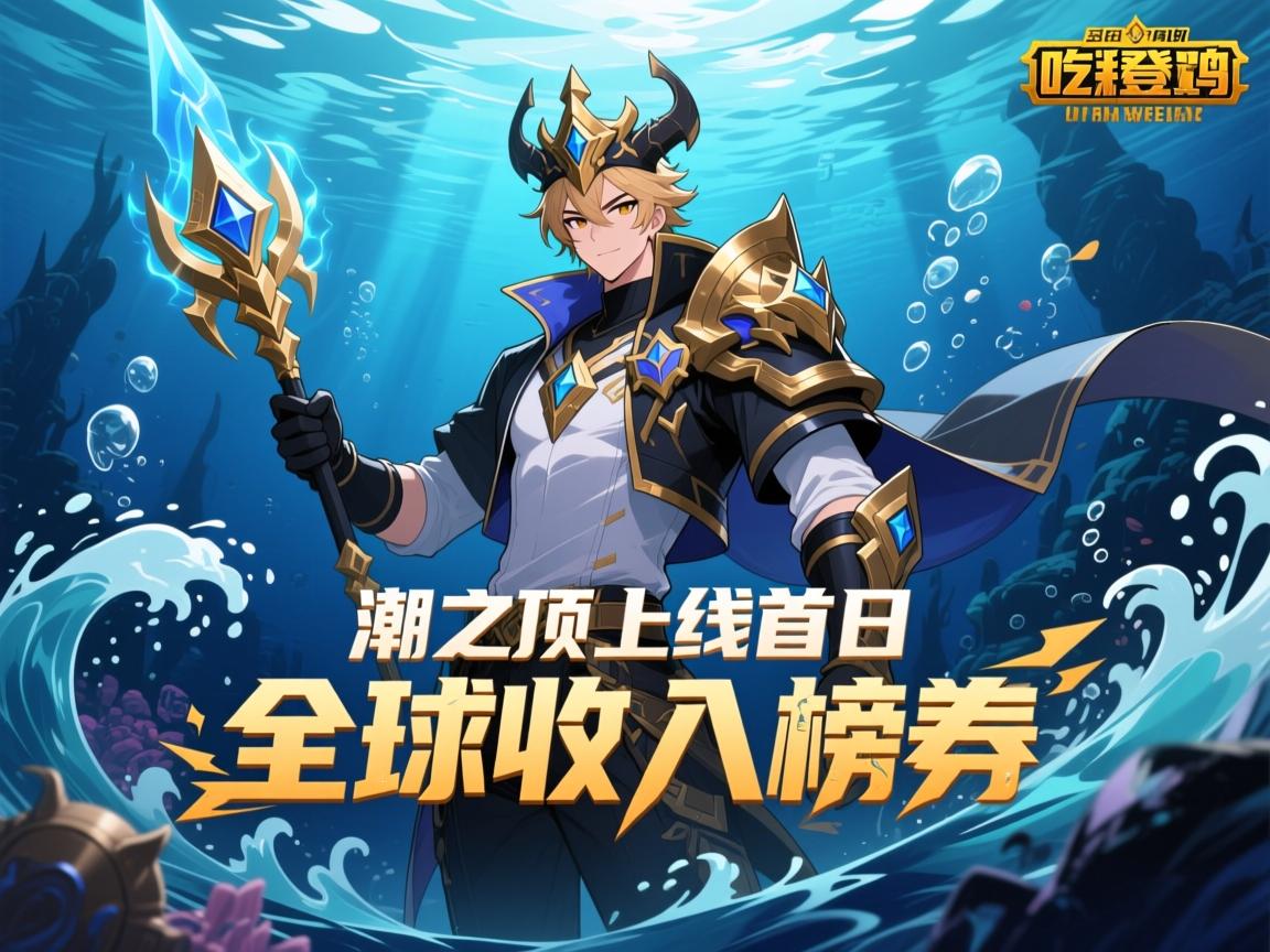 深海吃鸡潮汐之王上线首日登顶全球收入榜 深海吃鸡潮汐之王上线首日登顶全球收入榜