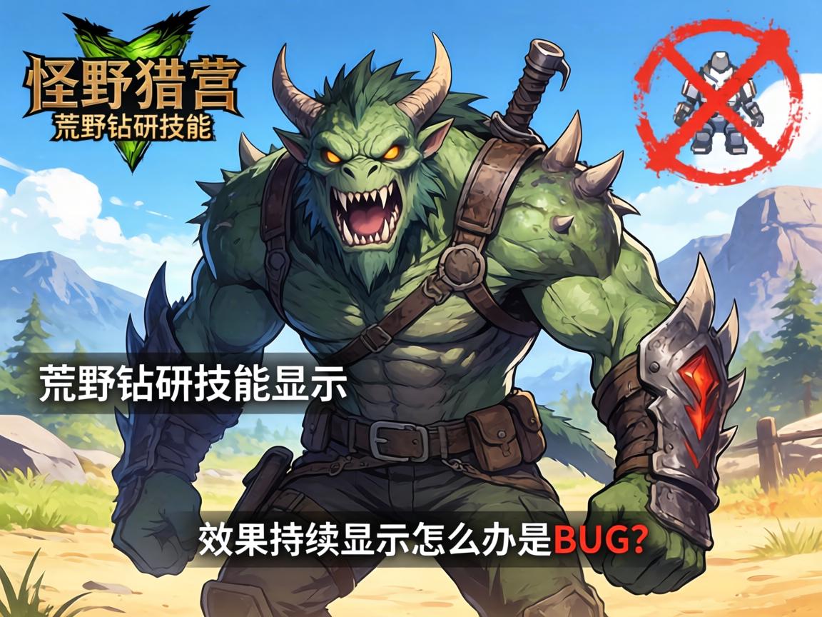 怪物猎人荒野钻研技能不显示,效果持续显示怎么办,是BUG吗 怪物猎人荒野钻研技能不显示,效果持续显示怎么办,是BUG吗