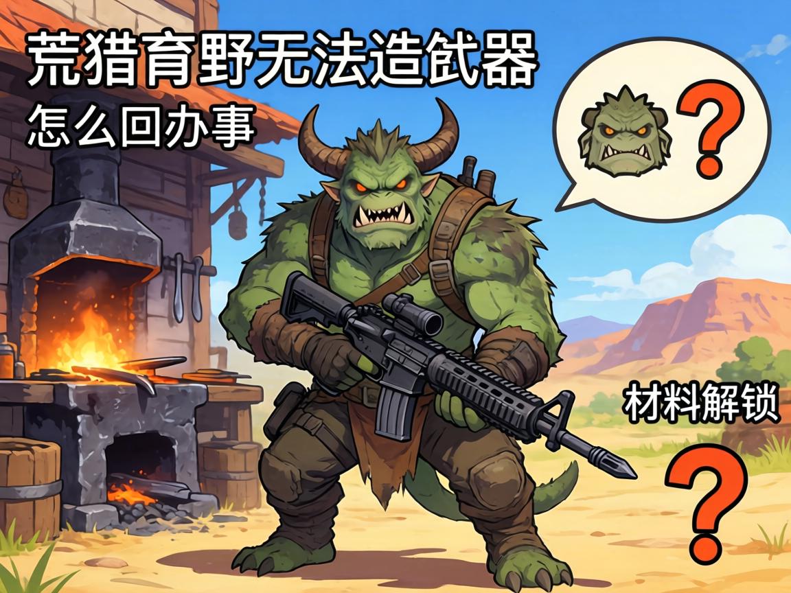 怪物猎人荒野无法造武器,怎么回事,铁匠铺怎么解锁,材料问号怎么办 怪物猎人荒野无法造武器,怎么回事,铁匠铺怎么解锁,材料问号怎么办